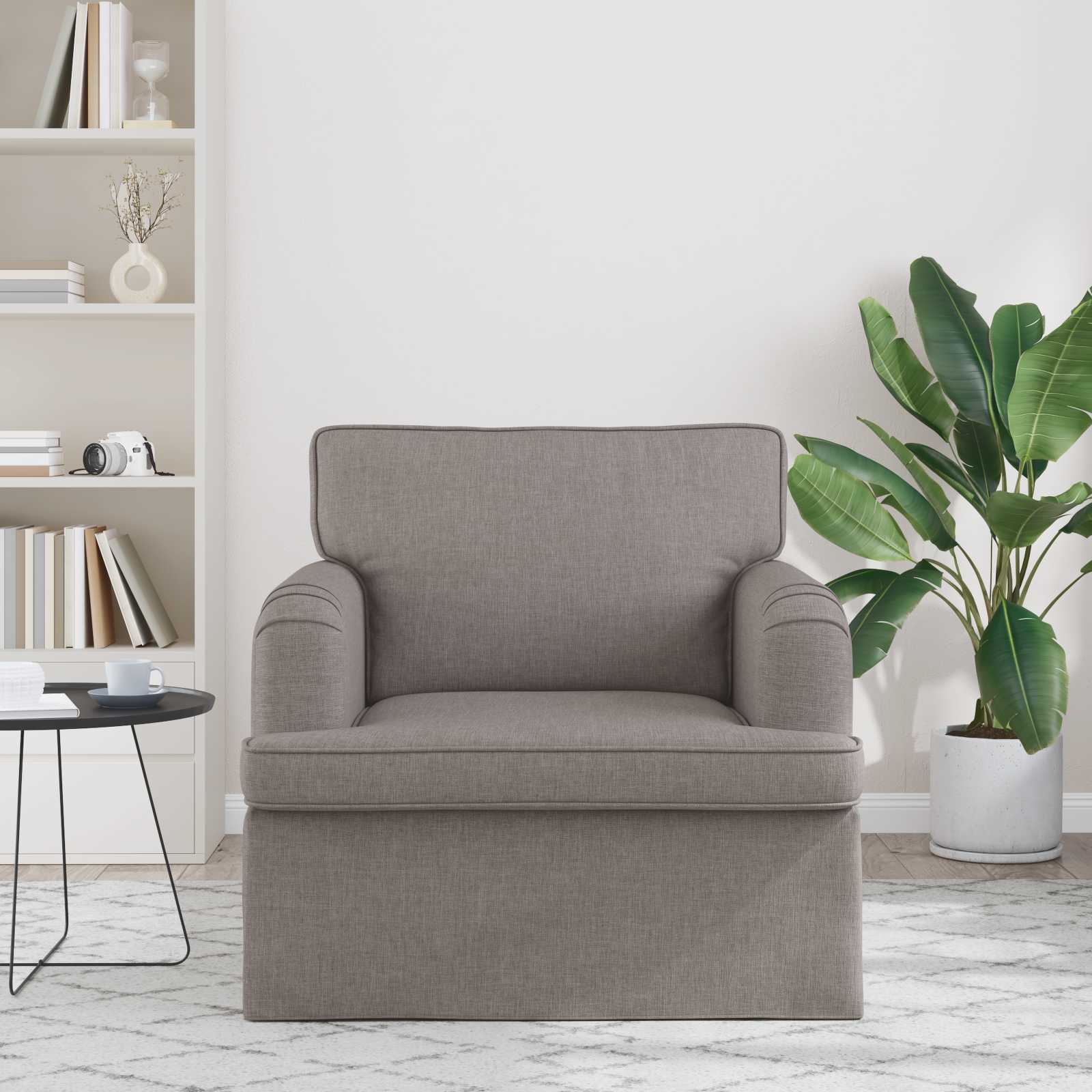 Bank Taupe 84 x 80 x 85 cm Stof