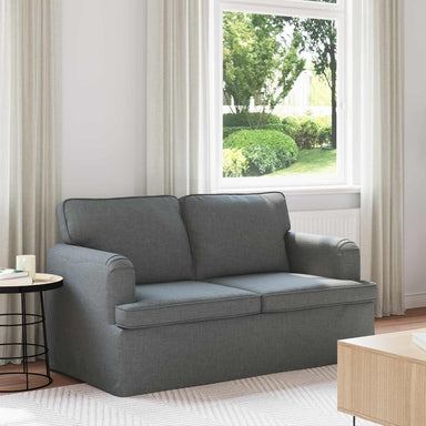 Bank Donkergrijs 144 x 80 x 85 cm Stof