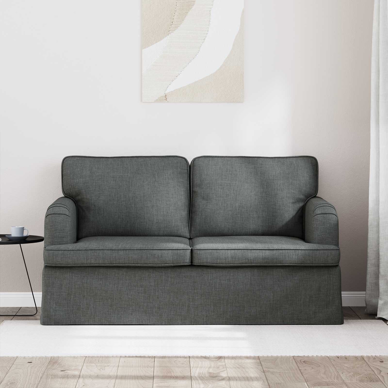 Bank Donkergrijs 144 x 80 x 85 cm Stof