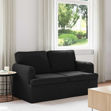 Bank Zwart 144 x 80 x 85 cm Stof