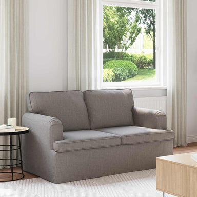Bank Taupe 144 x 80 x 85 cm Stof