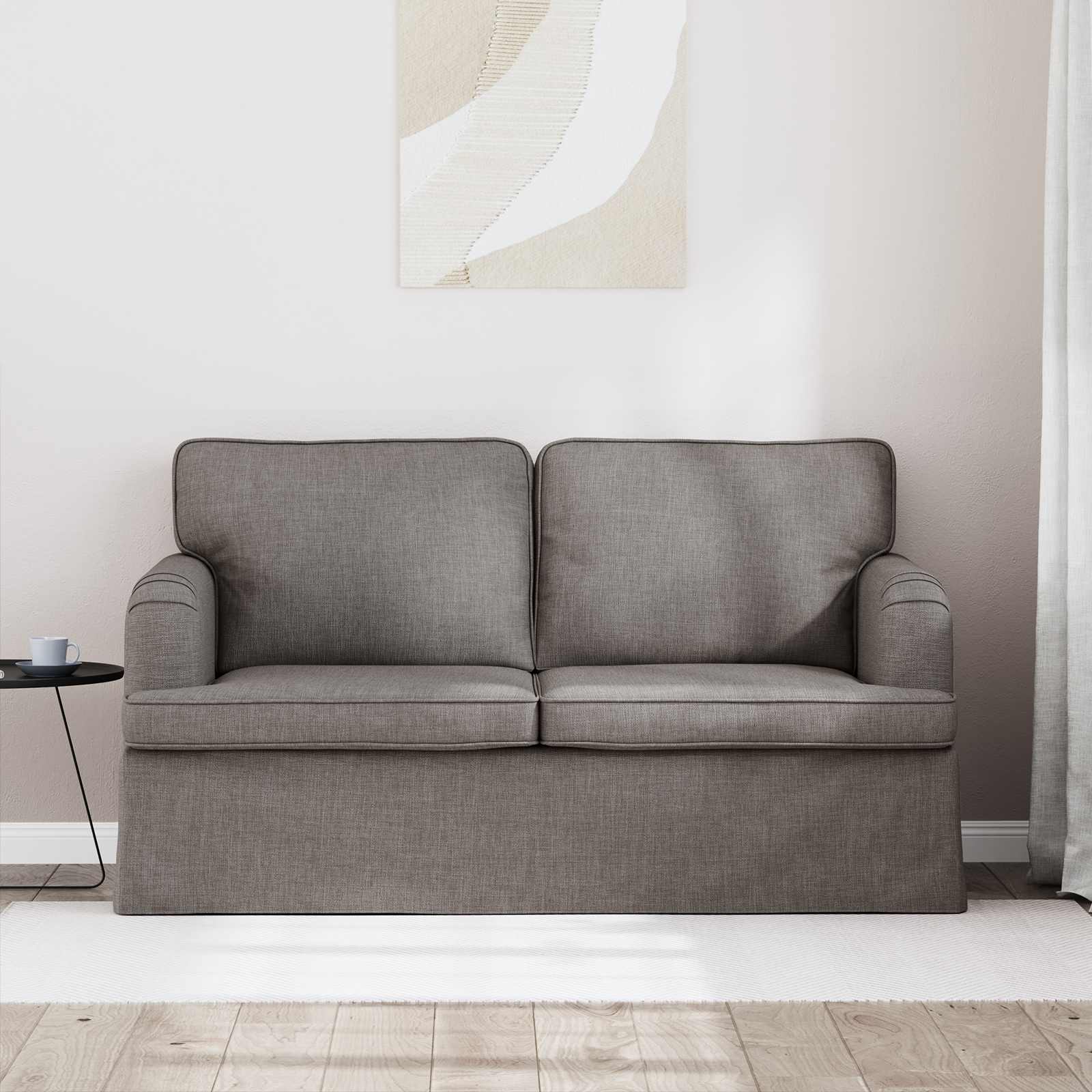 Bank Taupe 144 x 80 x 85 cm Stof