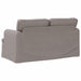 Bank Taupe 144 x 80 x 85 cm Stof