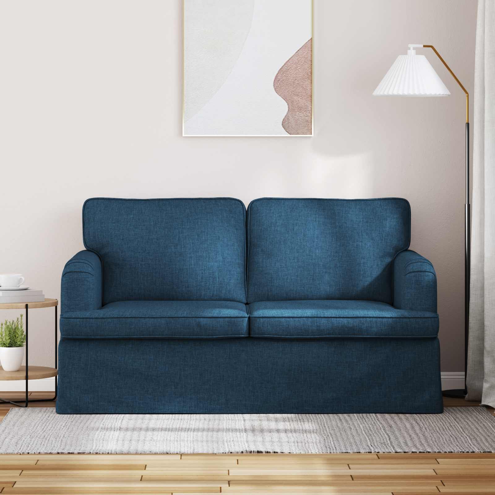 Bank Blauw 144 x 80 x 85 cm Stof