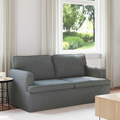 Bank Donkergrijs 162 x 80 x 85 cm Stof