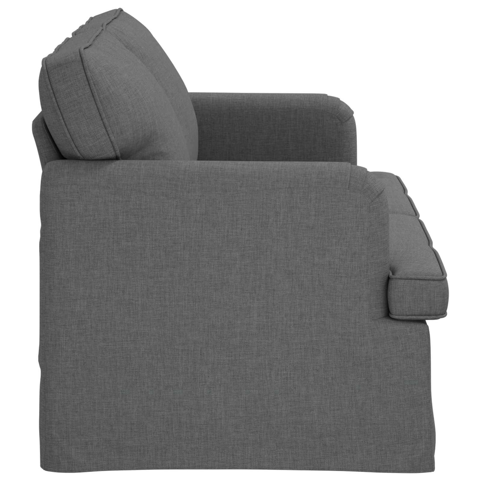 Bank Donkergrijs 162 x 80 x 85 cm Stof