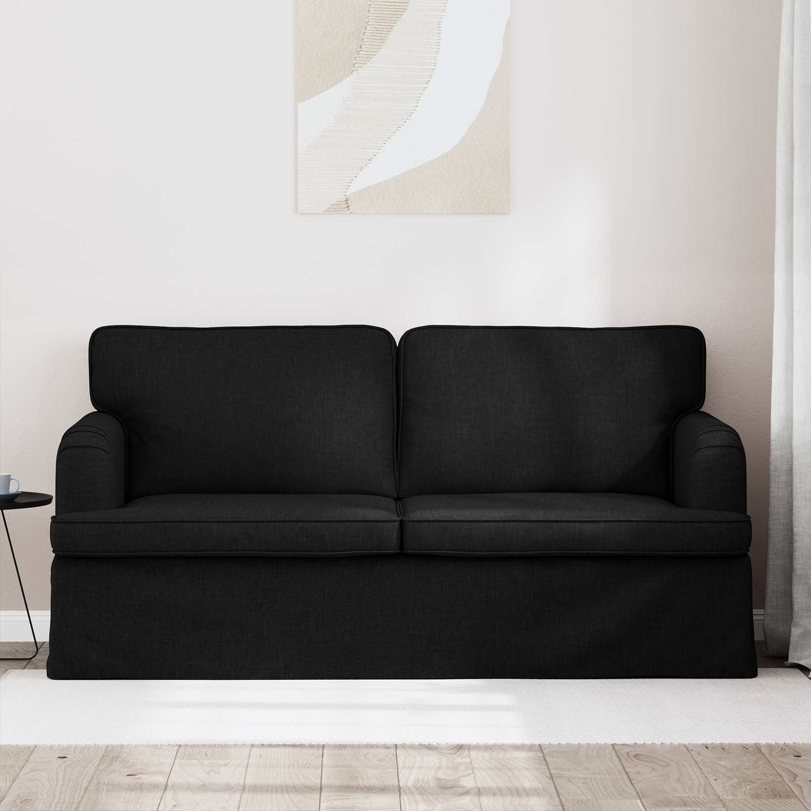 Bank Zwart 162 x 80 x 85 cm Stof
