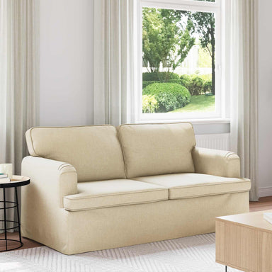Bank Crème 162 x 80 x 85 cm Stof