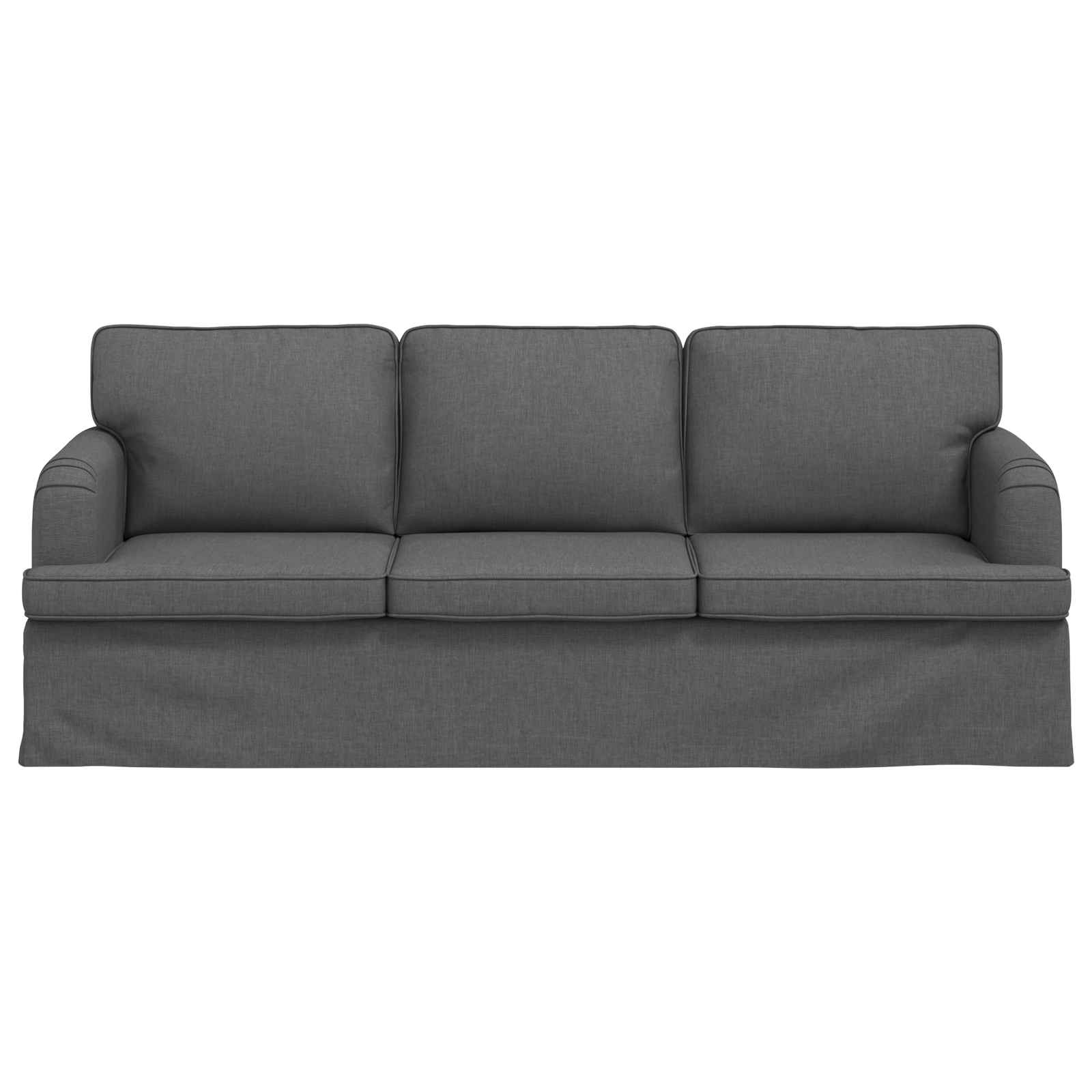Bank Donkergrijs 201 x 80 x 85 cm Stof
