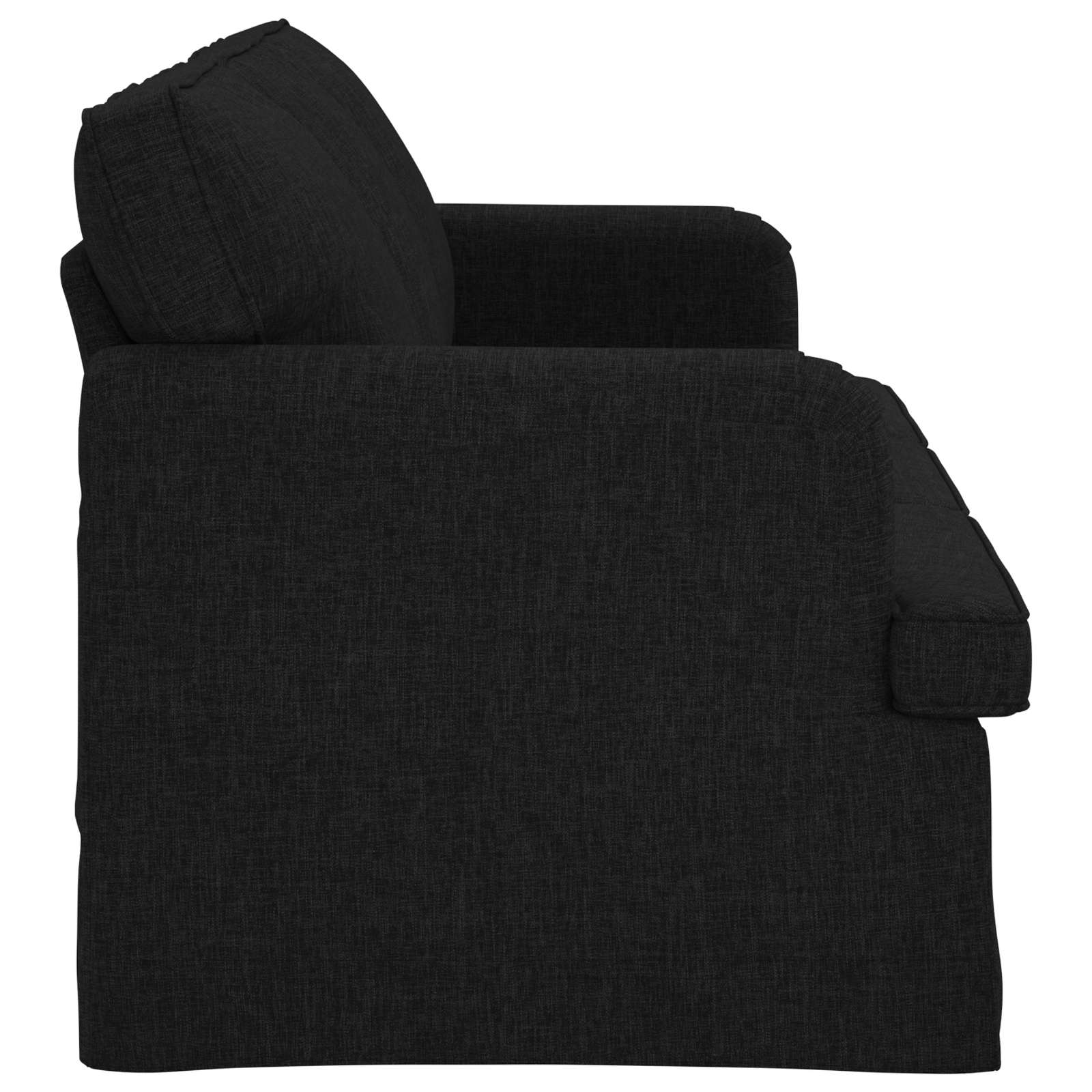 Bank Zwart 201 x 80 x 85 cm Stof