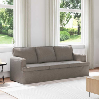 Bank Taupe 201 x 80 x 85 cm Stof