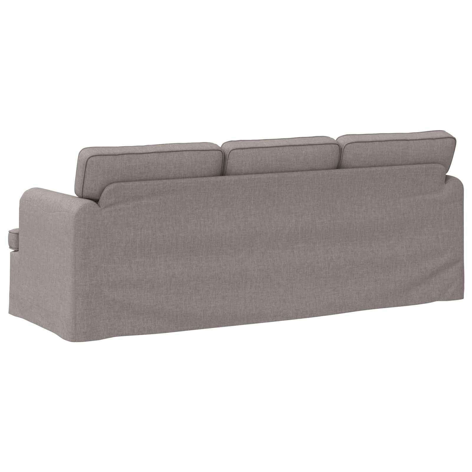 Bank Taupe 201 x 80 x 85 cm Stof