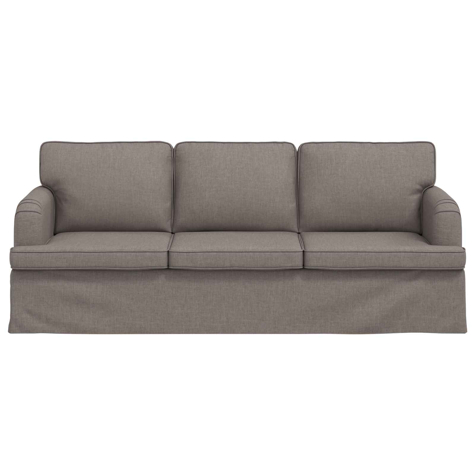 Bank Taupe 201 x 80 x 85 cm Stof