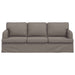 Bank Taupe 201 x 80 x 85 cm Stof
