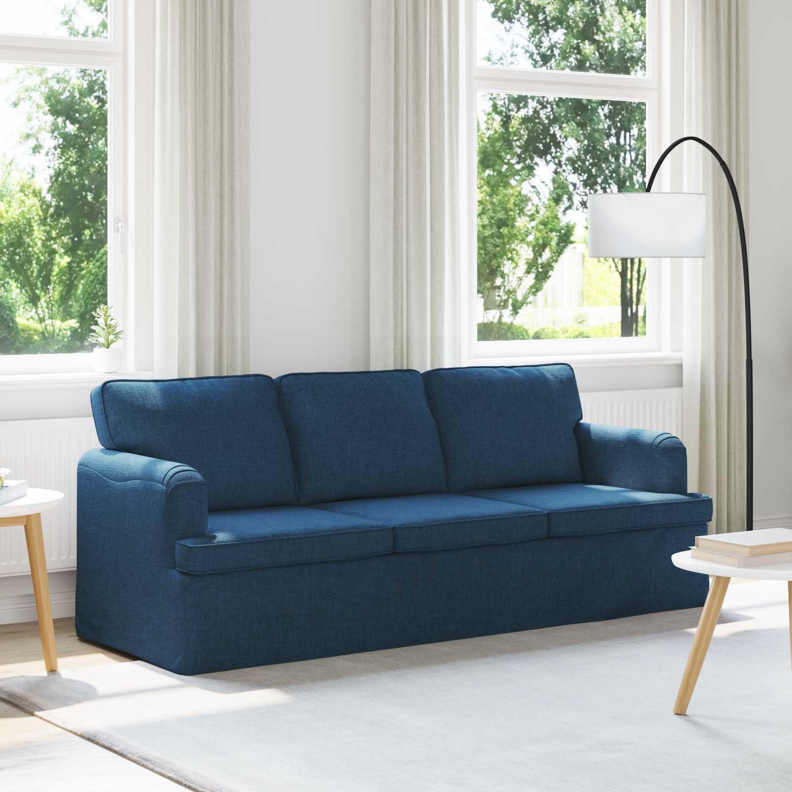 Bank Blauw 201 x 80 x 85 cm Stof