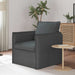 Bank Donkergrijs 75 x 82 x 85 cm Stof