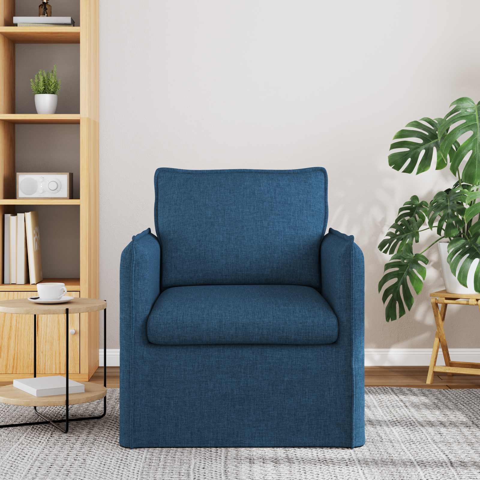 Bank Blauw 75 x 82 x 85 cm Stof