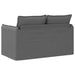Bank Donkergrijs 136 x 82 x 85 cm Stof