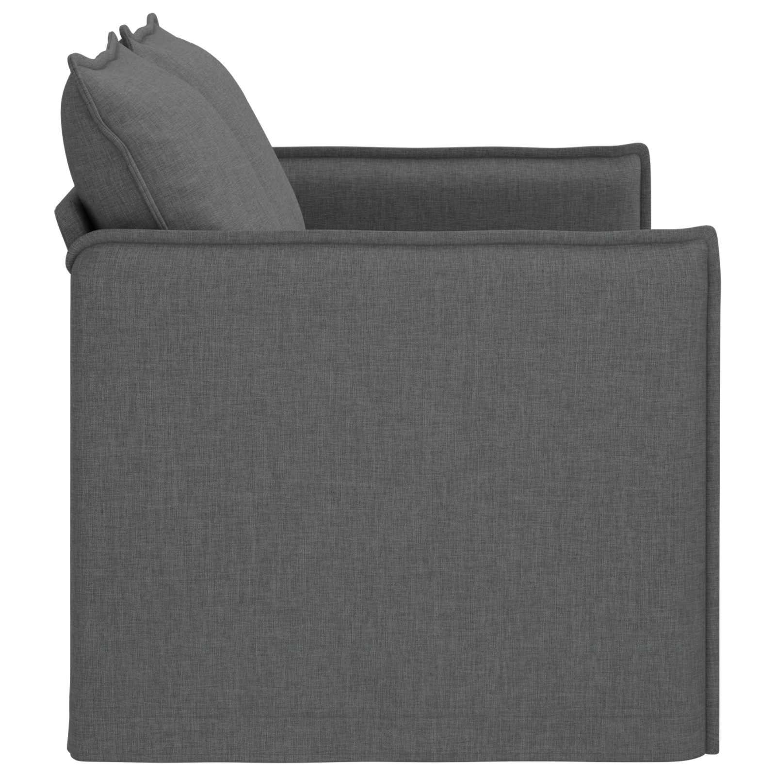Bank Donkergrijs 136 x 82 x 85 cm Stof