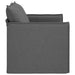 Bank Donkergrijs 136 x 82 x 85 cm Stof
