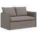 Bank Taupe 136 x 82 x 85 cm Stof