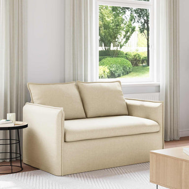 Bank Crème 136 x 82 x 85 cm Stof
