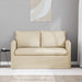 Bank Crème 136 x 82 x 85 cm Stof