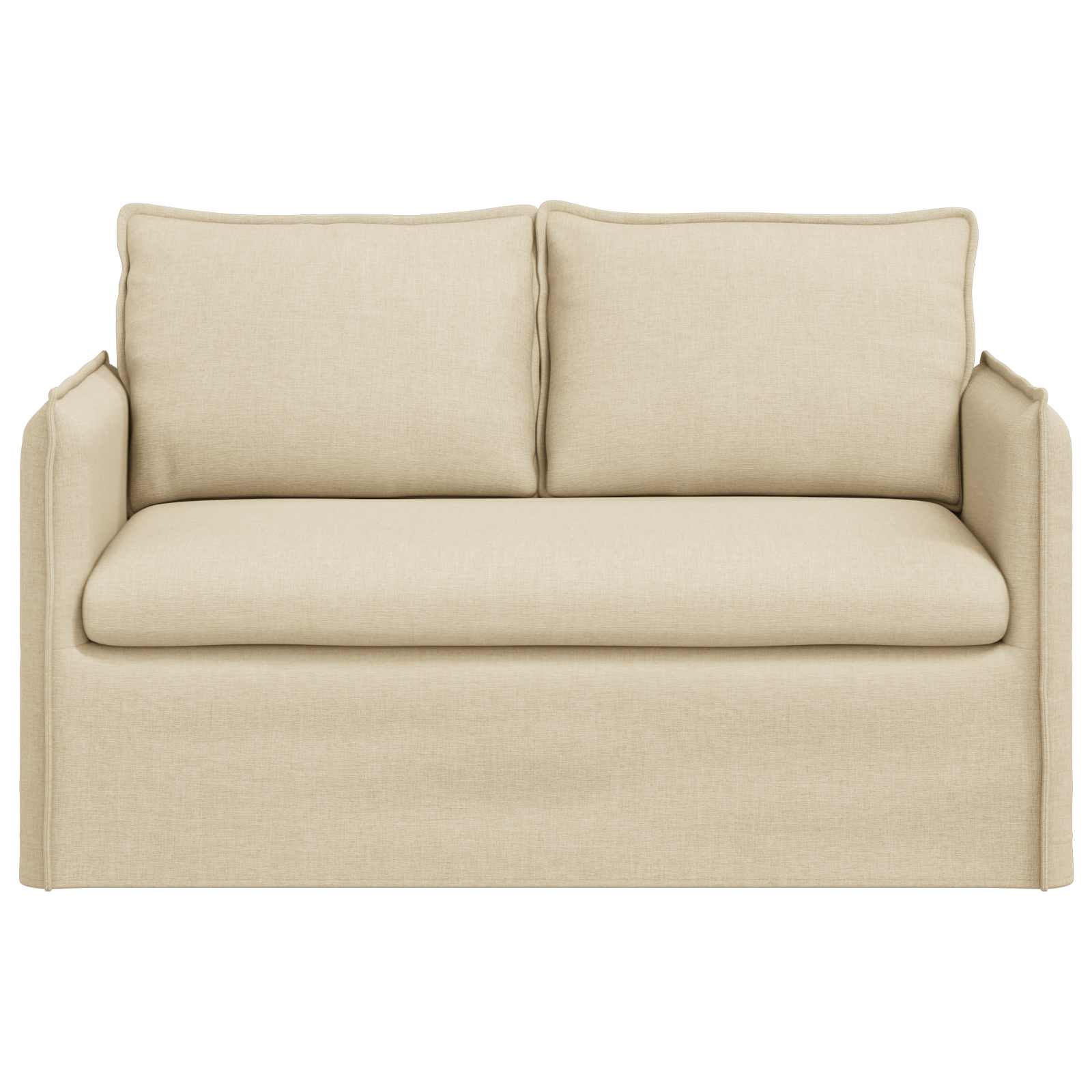 Bank Crème 136 x 82 x 85 cm Stof