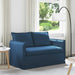 Bank Blauw 136 x 82 x 85 cm Stof