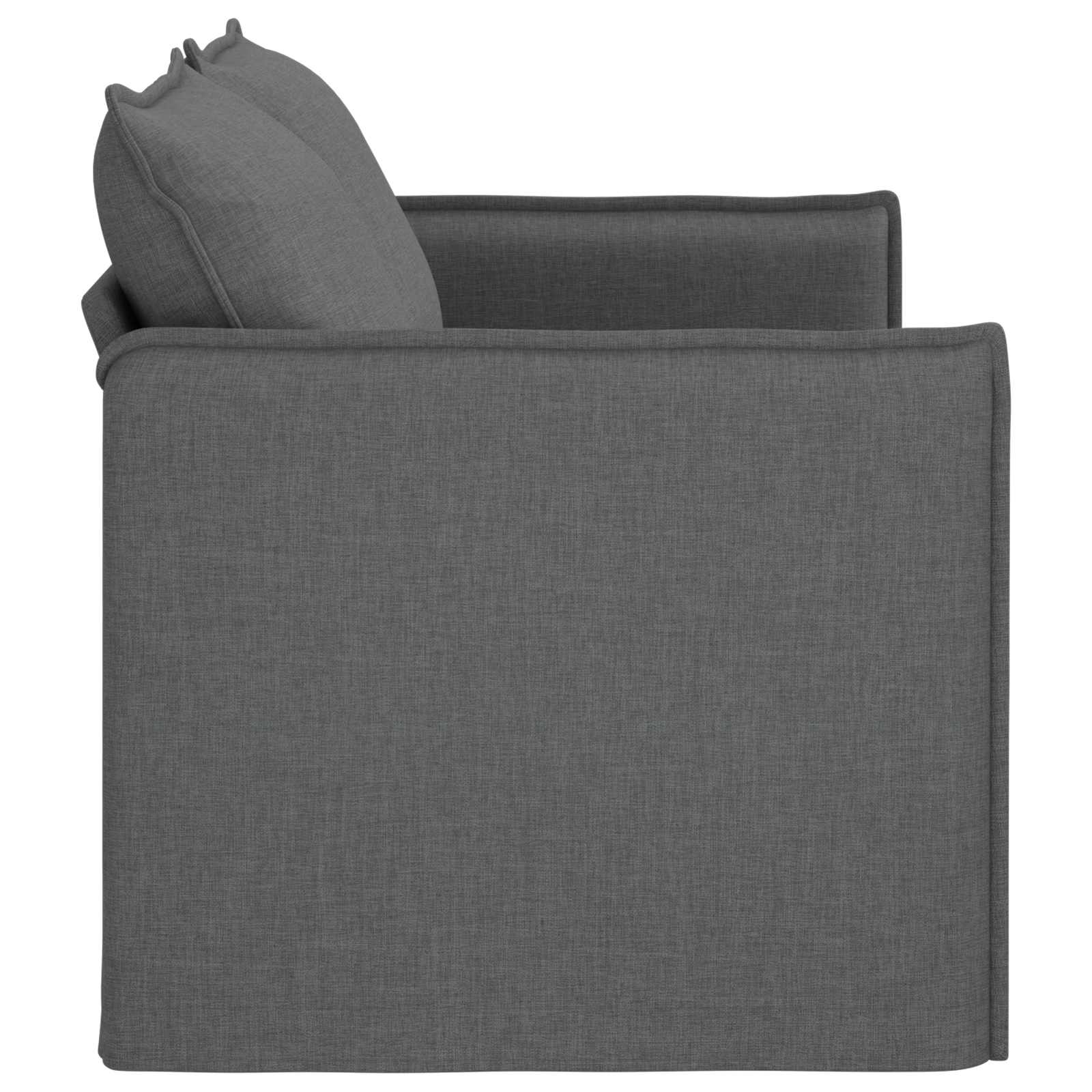 Bank Donkergrijs 156 x 82 x 85 cm Stof