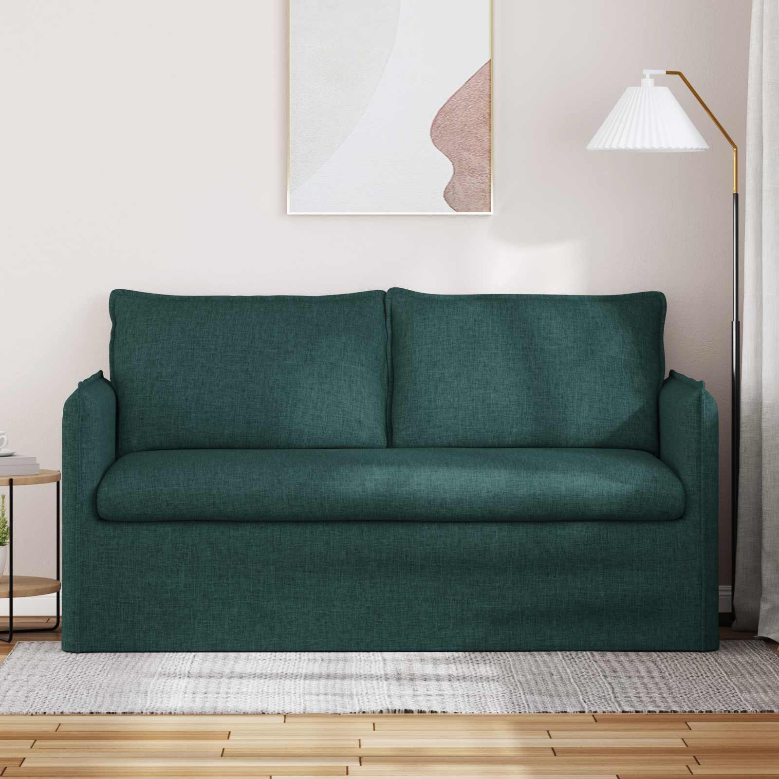 Bank Donkergroen 156 x 82 x 85 cm Stof