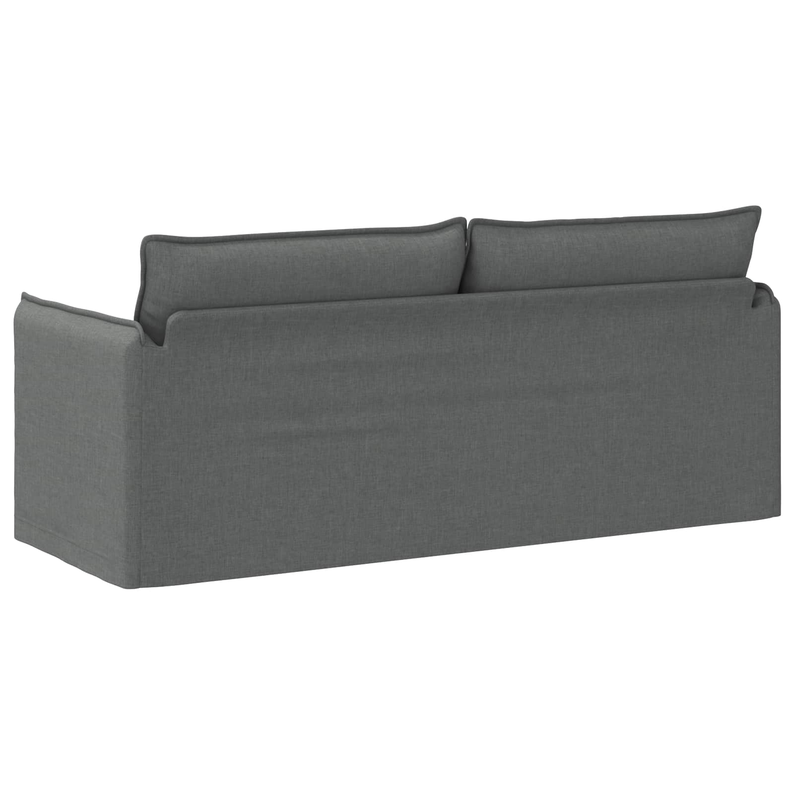 Bank Donkergrijs 196 x 82 x 85 cm Stof