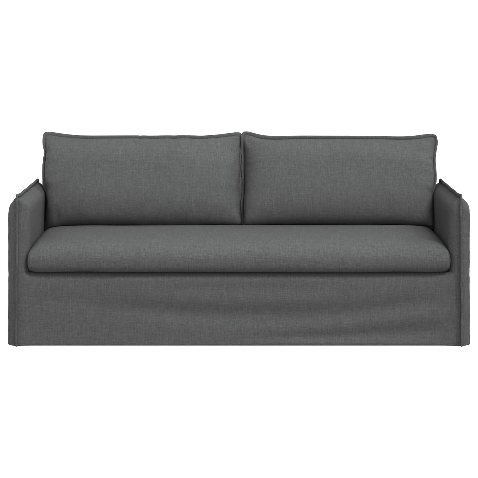 Bank Donkergrijs 196 x 82 x 85 cm Stof