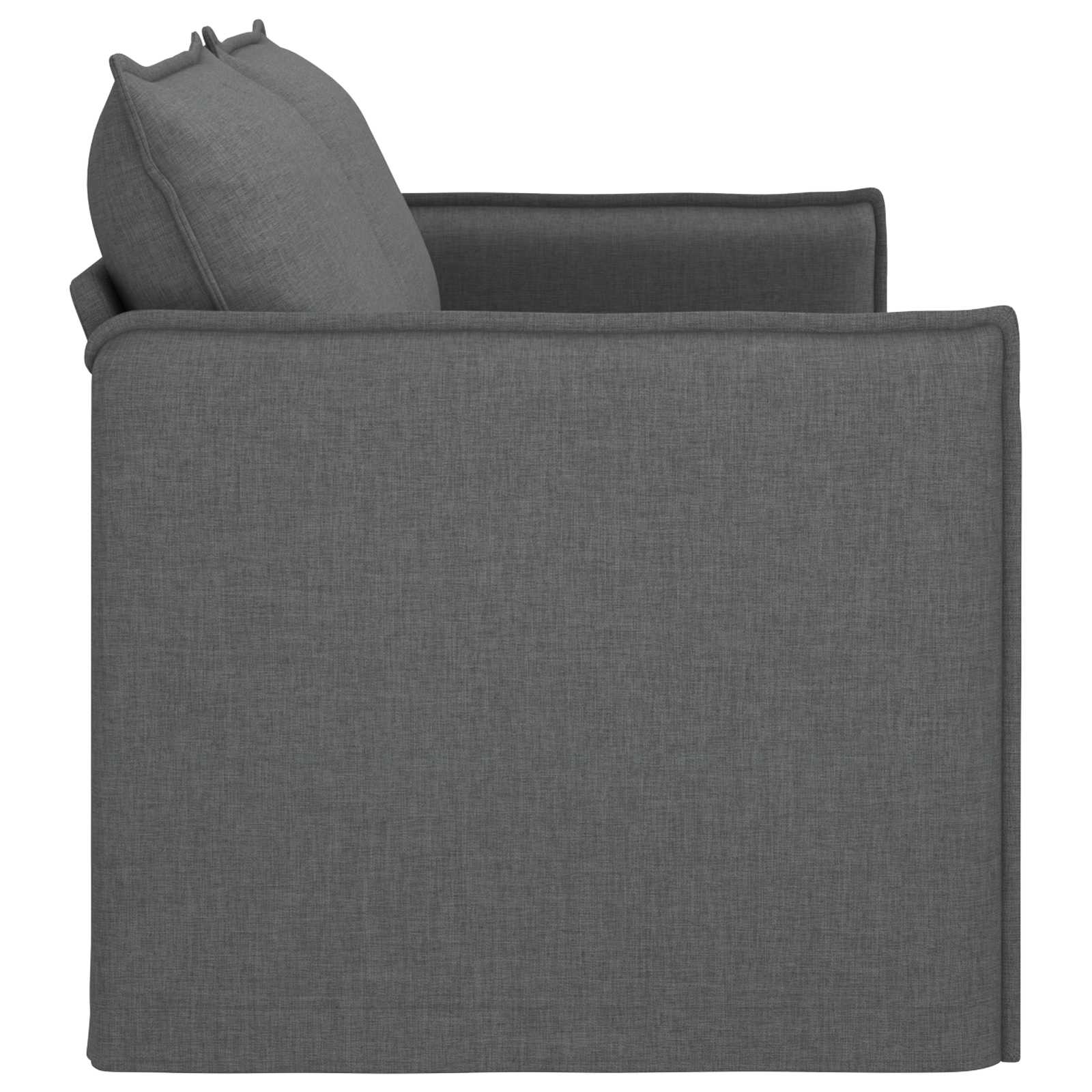 Bank Donkergrijs 196 x 82 x 85 cm Stof