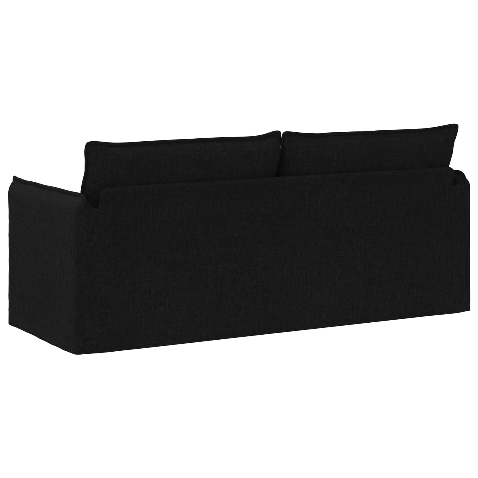 Bank Zwart 196 x 82 x 85 cm Stof
