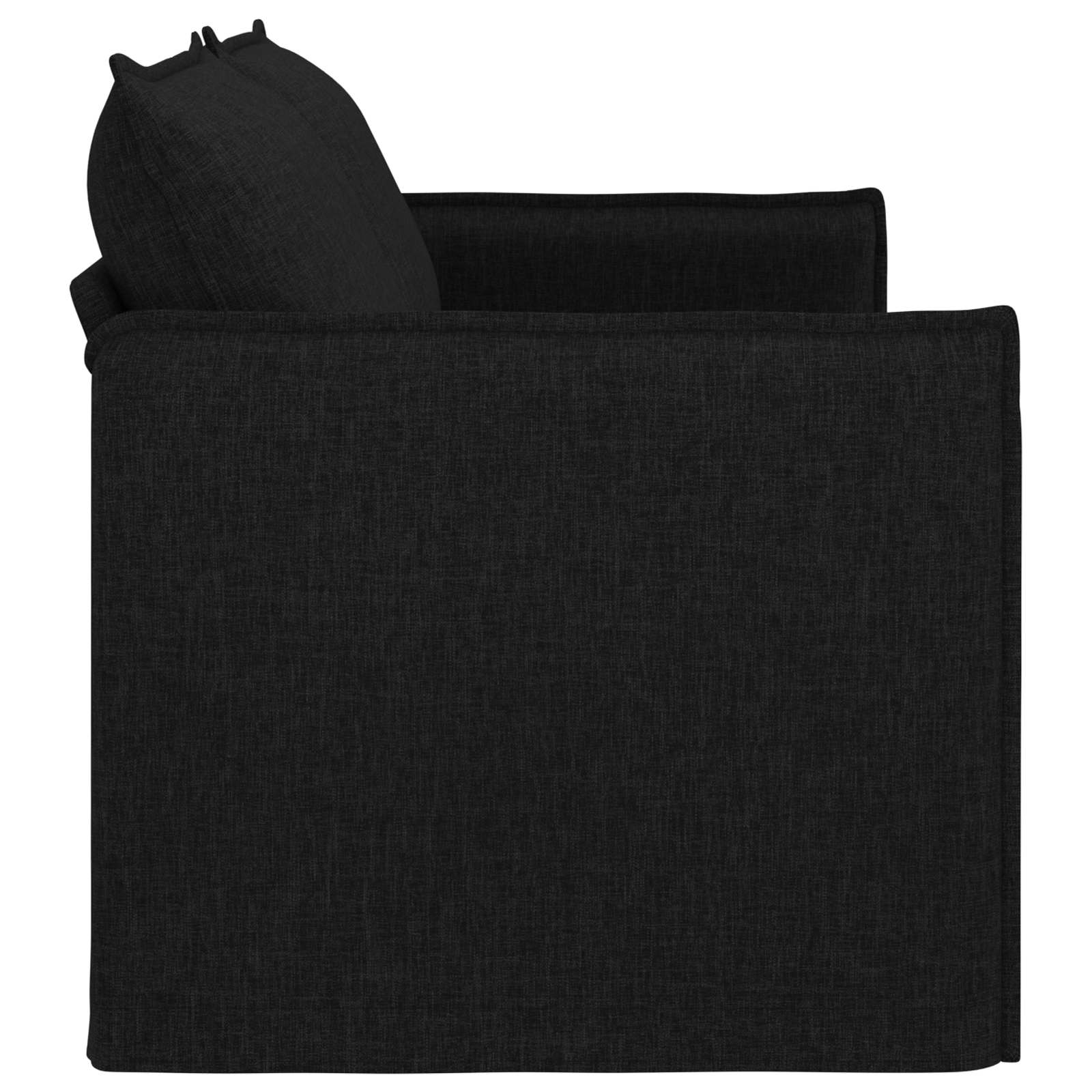 Bank Zwart 196 x 82 x 85 cm Stof