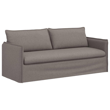 Bank Taupe 196 x 82 x 85 cm Stof