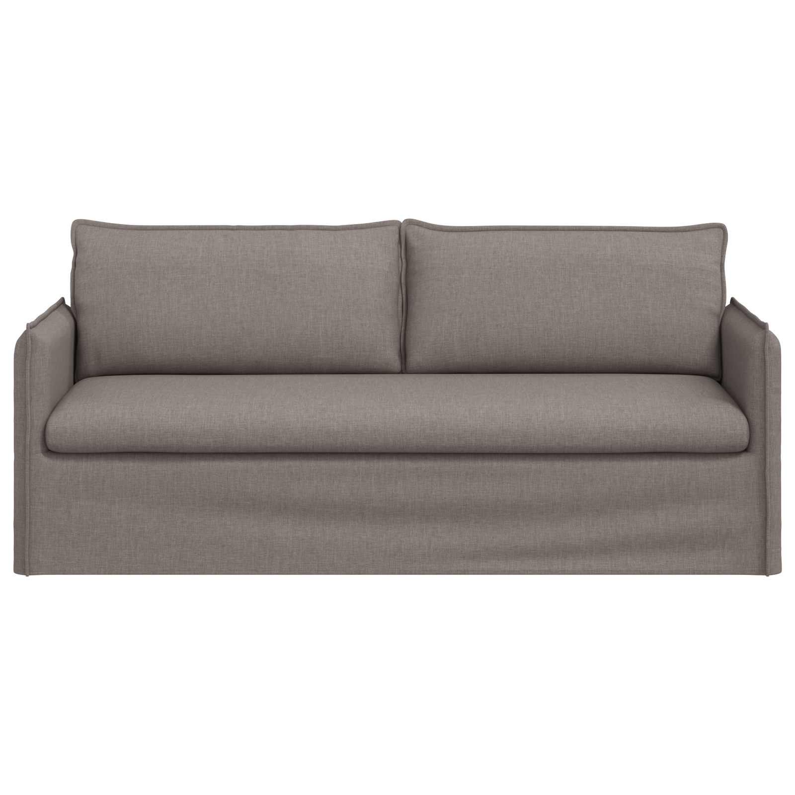 Bank Taupe 196 x 82 x 85 cm Stof
