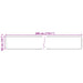 Vloerkleedloper MARSA Crème 50 x 300 cm Polyester en PVC