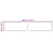 Vloerkleedloper MARSA Crème 50 x 450 cm Polyester en PVC