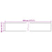 Vloerkleedloper MARSA Crème 80 x 450 cm Polyester en PVC