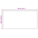 Vloerkleedloper MARSA Crème 100 x 150 cm Polyester en PVC