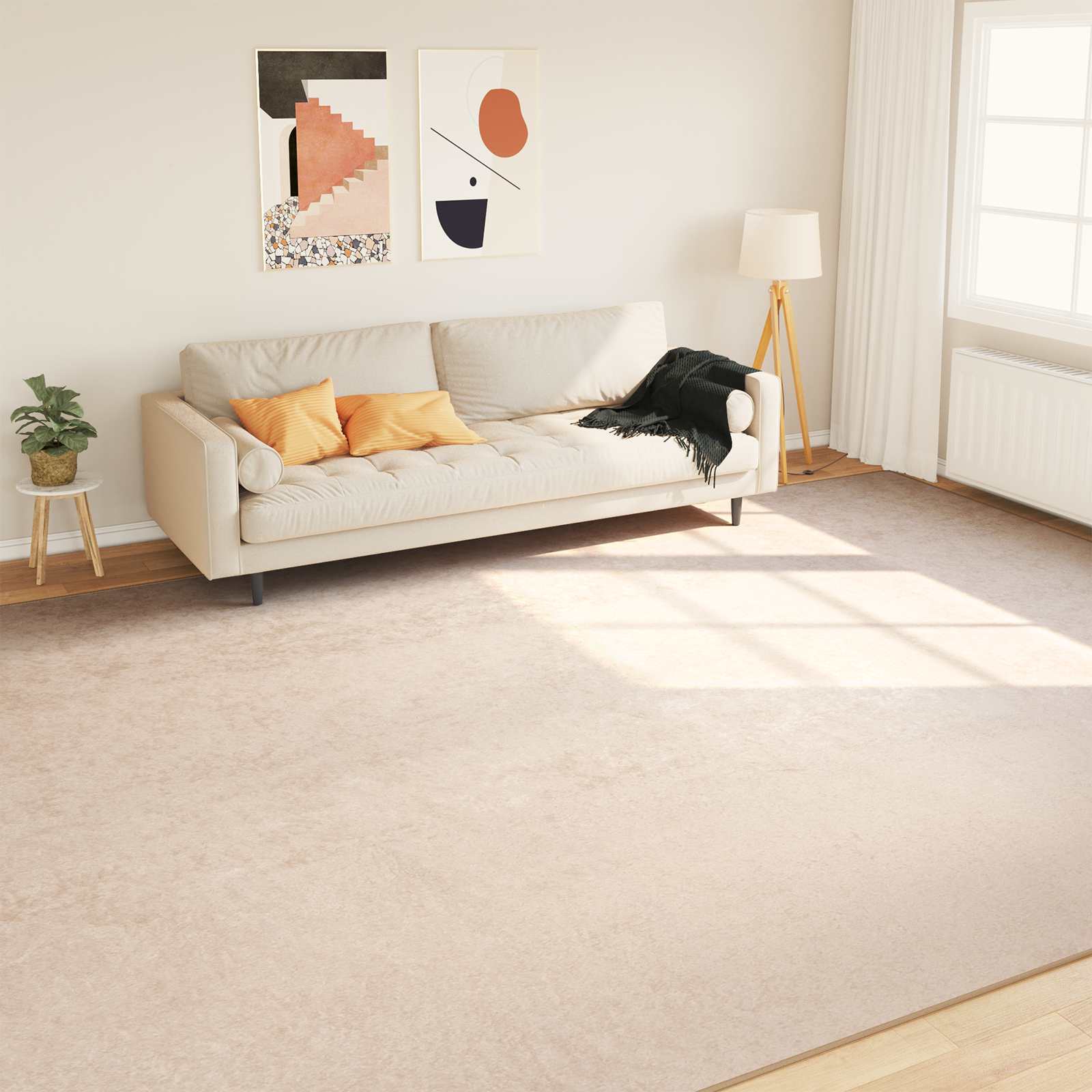 Vloerkleedloper MARSA Crèmekleurig 300 x 400 cm