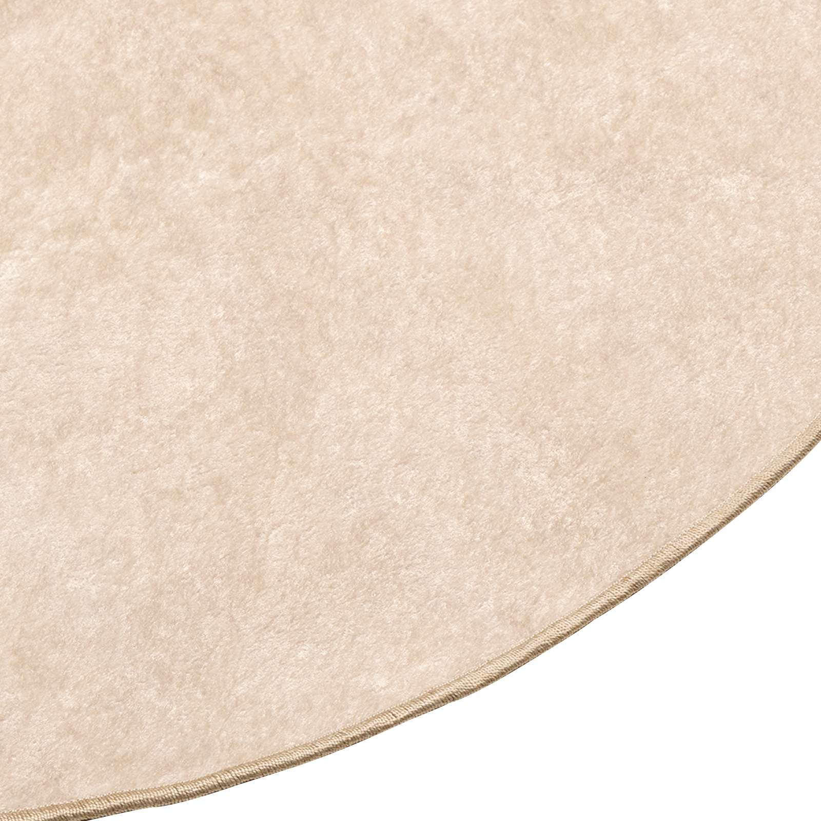 Vloerkleedloper MARSA Crème 120 x 120 cm Polyester en PVC