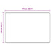 Vloerkleedloper MARSA Beige 120 x 170 cm Polyester en PVC