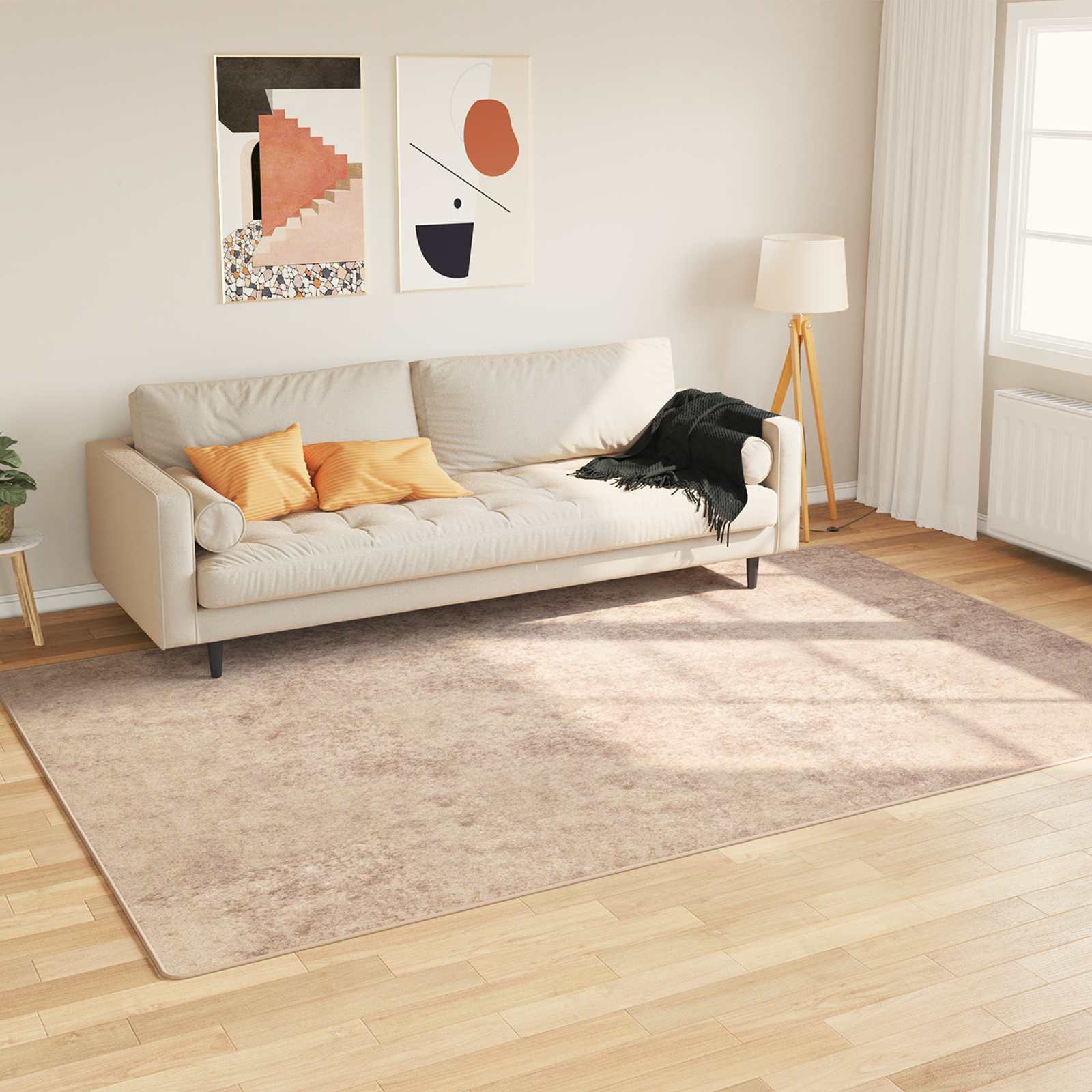 Vloerkleedloper MARSA Beige 150 x 230 cm Polyester en PVC