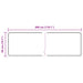 Vloerkleedloper MARSA Zand 50 x 300 cm Polyester en PVC