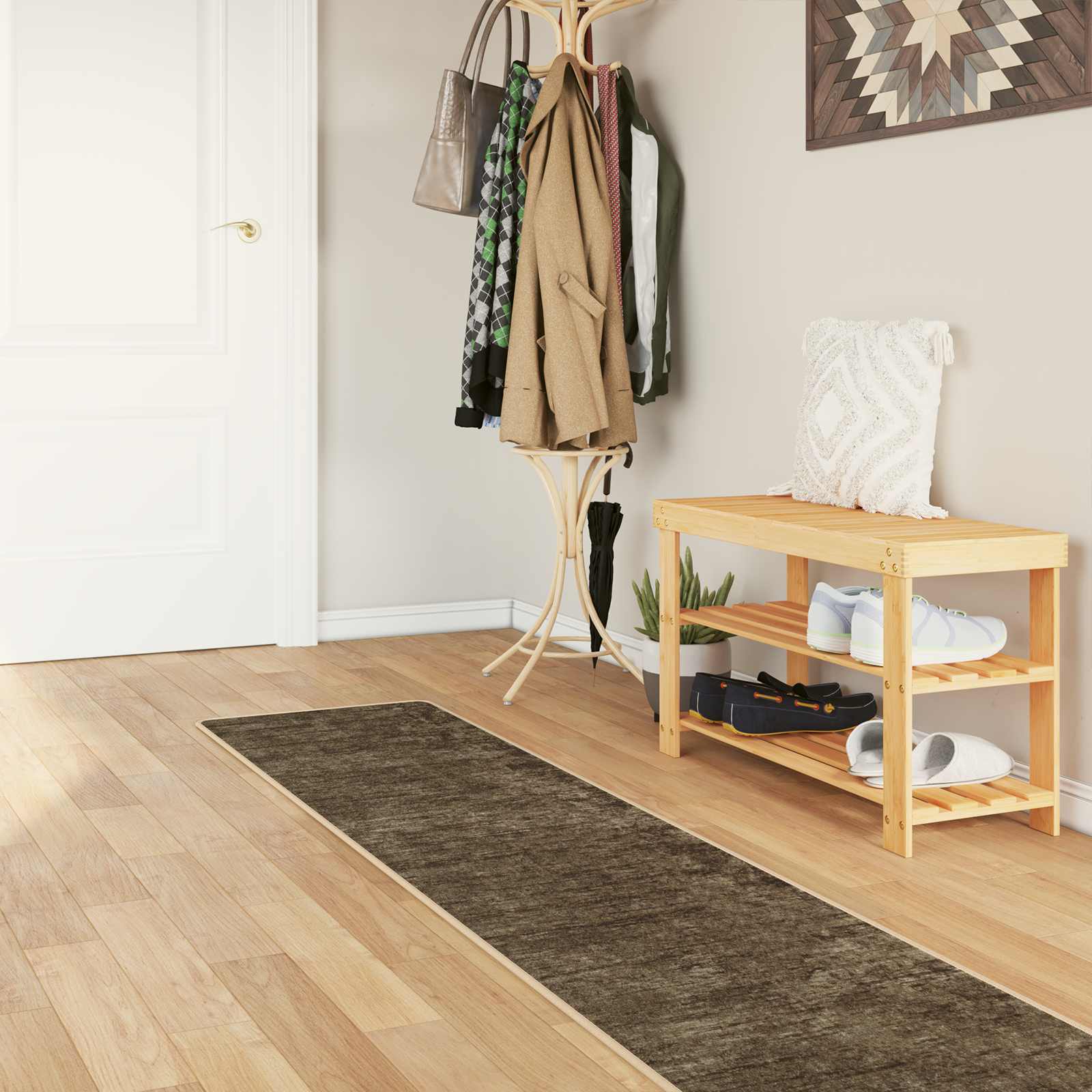 Vloerkleedloper MARSA Bosgroen 50 x 400 cm Polyester en PVC