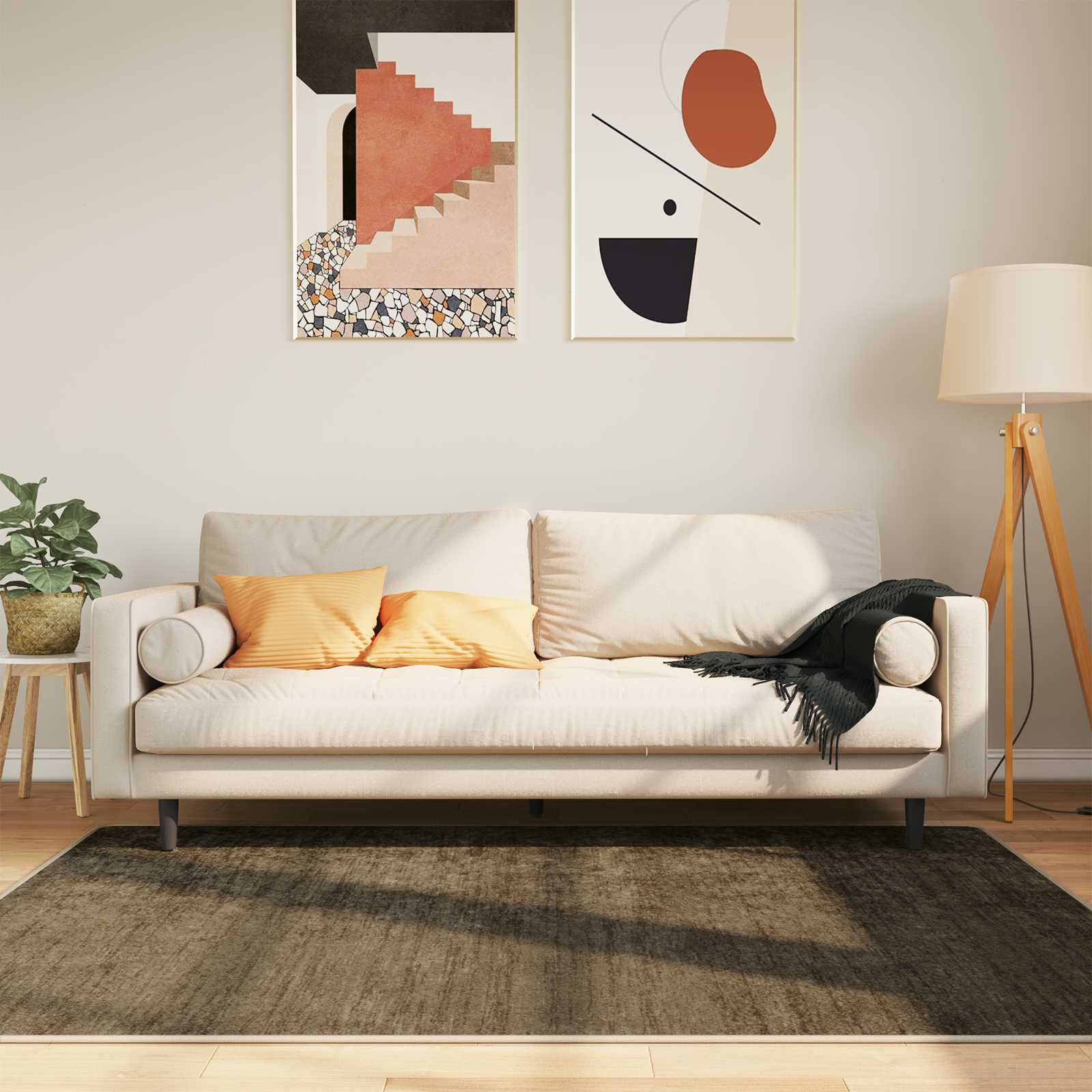Vloerkleedloper MARSA Bosgroen 120 x 170 cm Polyester en PVC