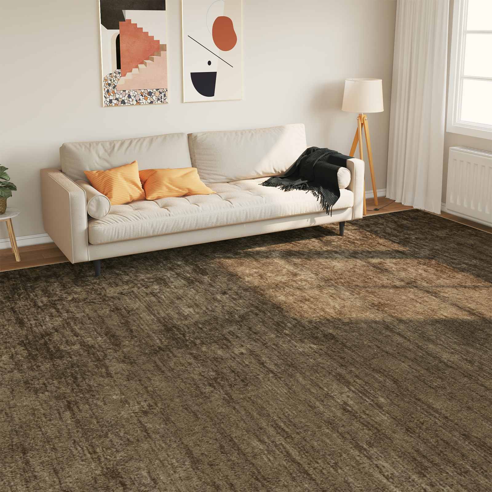 Vloerkleedloper MARSA Bosgroen 300 x 400 cm Polyester en PVC